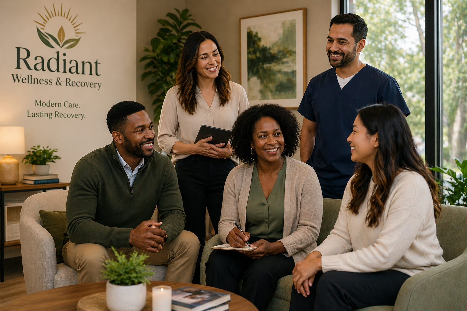 The Radiant Wellness & Recovery team providing compassionate psychiatric care in Sacramento